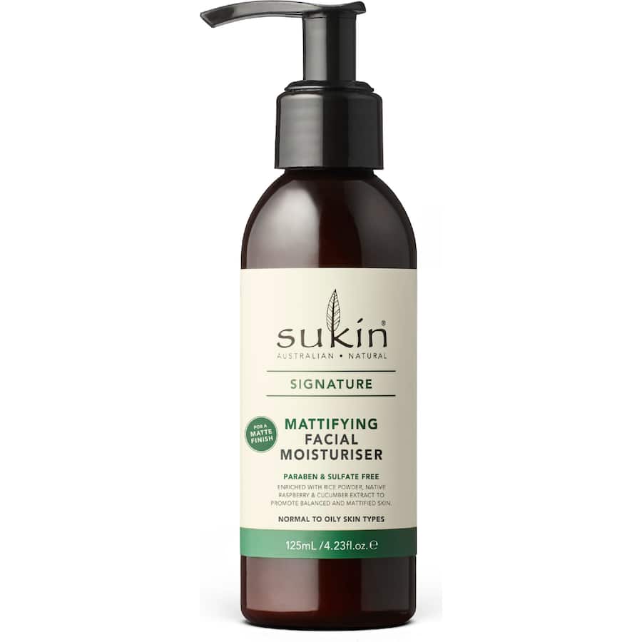 Sukin Mattifying Facial Moisturiser 125mL