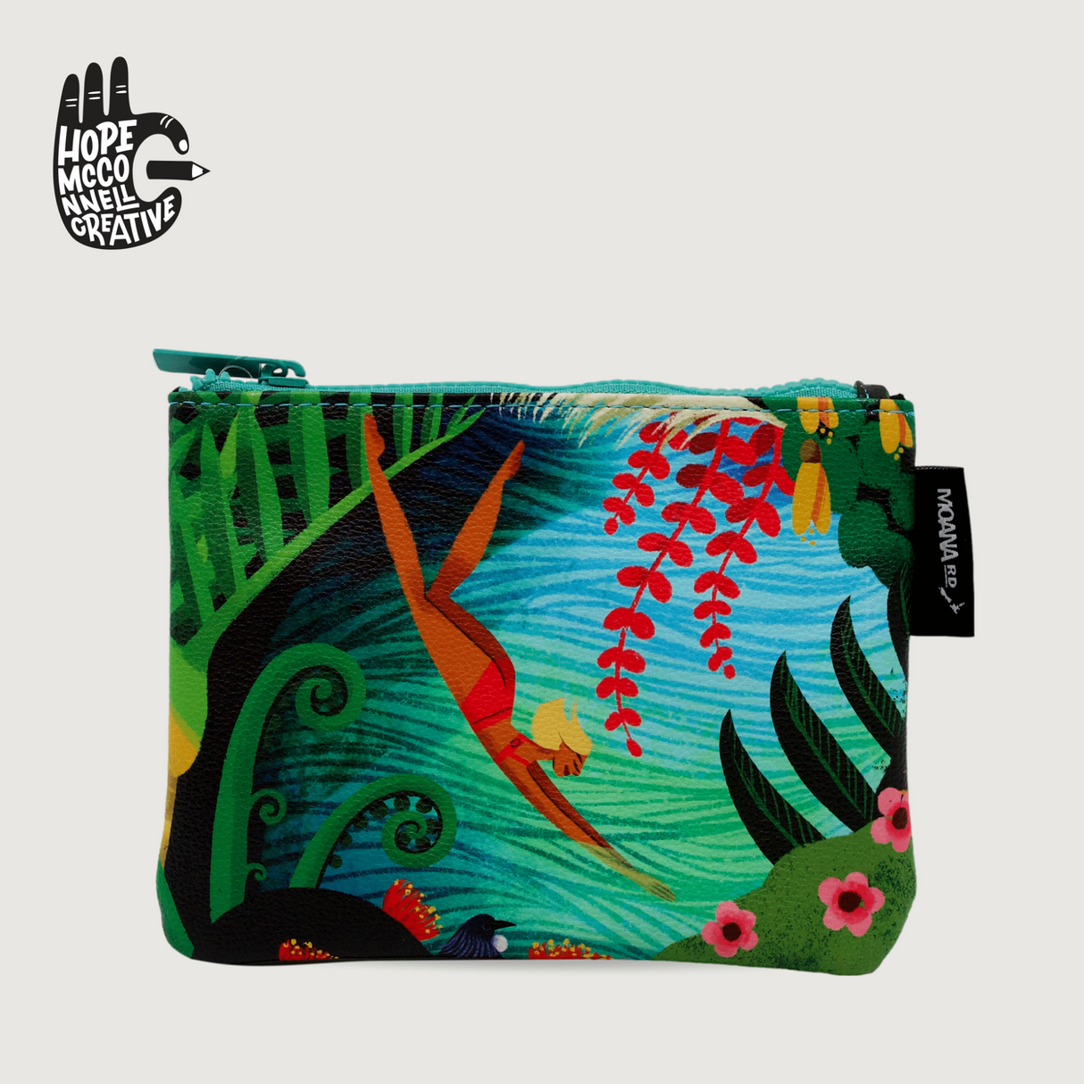 Moana Road - The Pouch Wallet - Whaine in Water (Medium) - 2 units