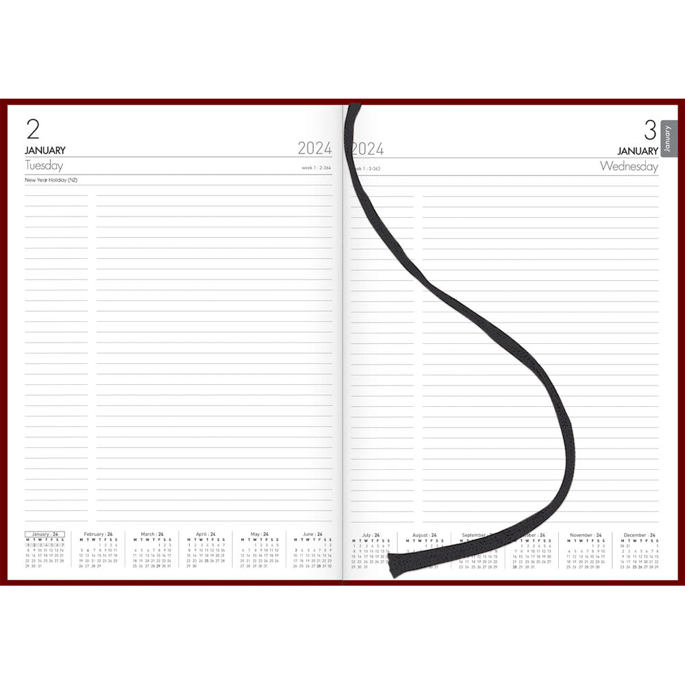 Collins Diary A41 Red Even Year