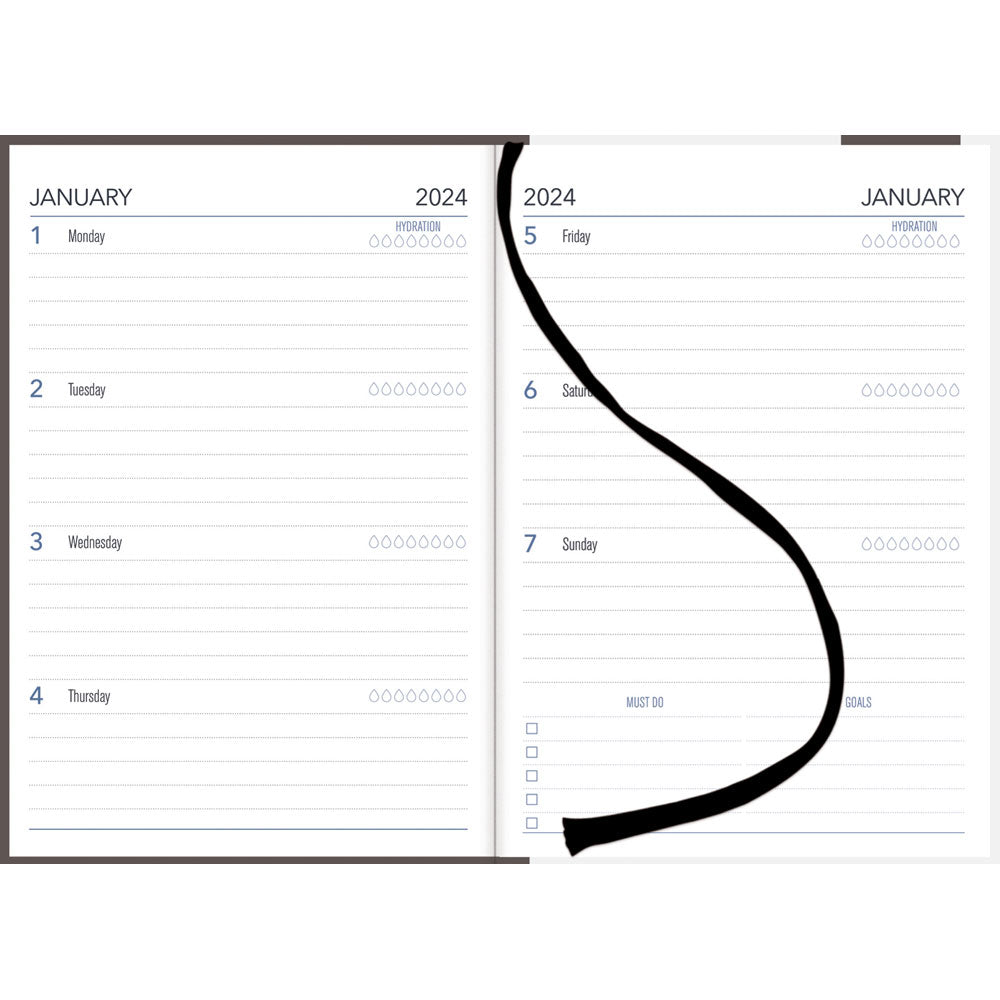 Collins A53 NZ Birds Week to View Diary Even Year