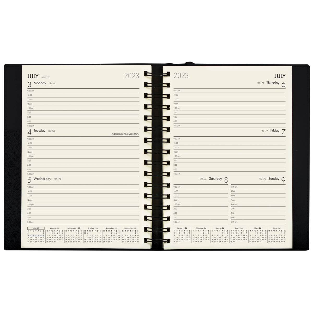 Collins Diary Mid Year Boston A53 Week To View 2025/2026