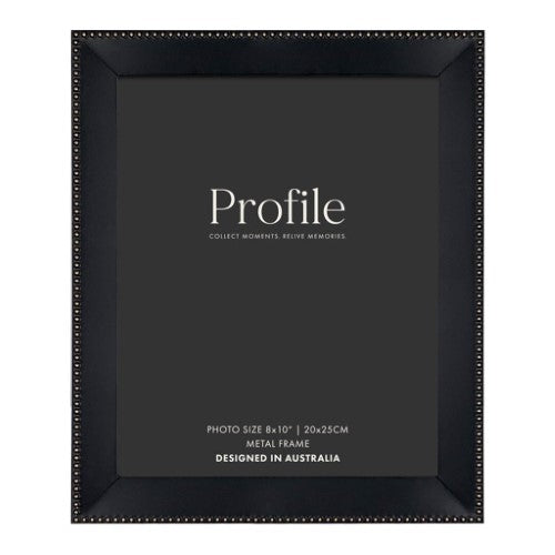 Profile - Noble Black Rose Gold Metal Photo Frame - 4x6in (10x15cm)