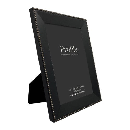 Profile - Noble Black Rose Gold Metal Photo Frame - 5x7in (13x18cm)