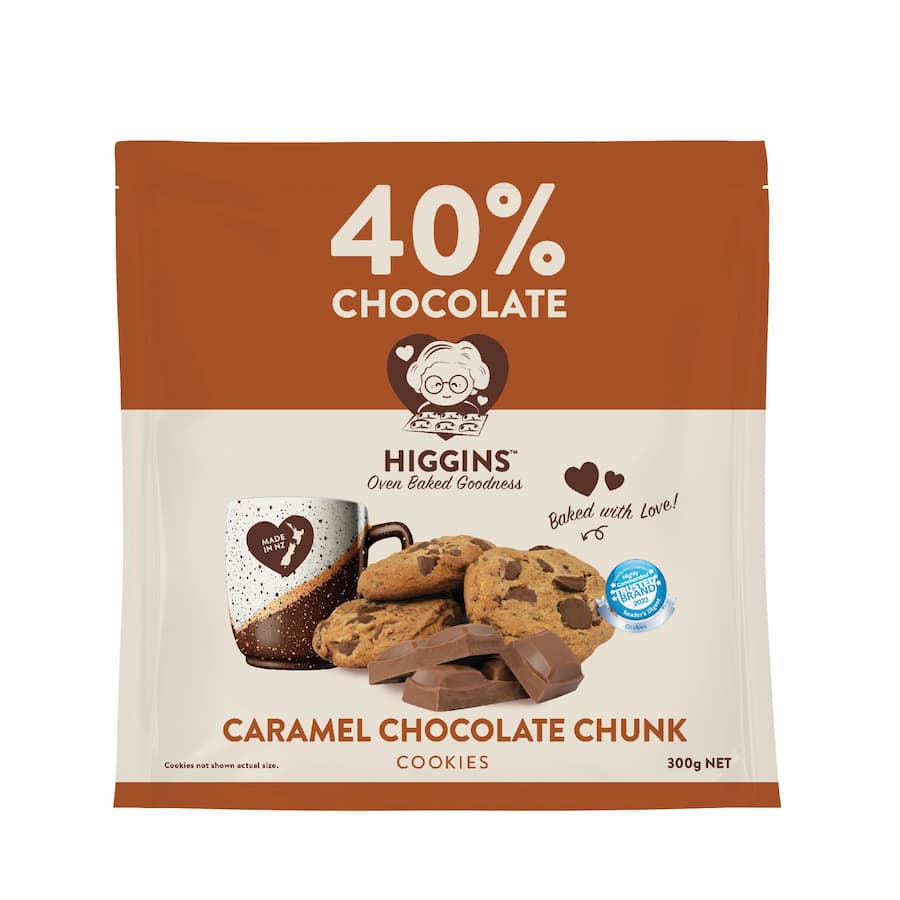 Mrs Higgins Biscuit Caramel Chocolate 300g