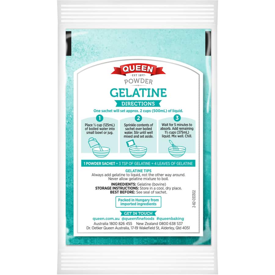 Queen Gelatine Powder Unflavoured 36g