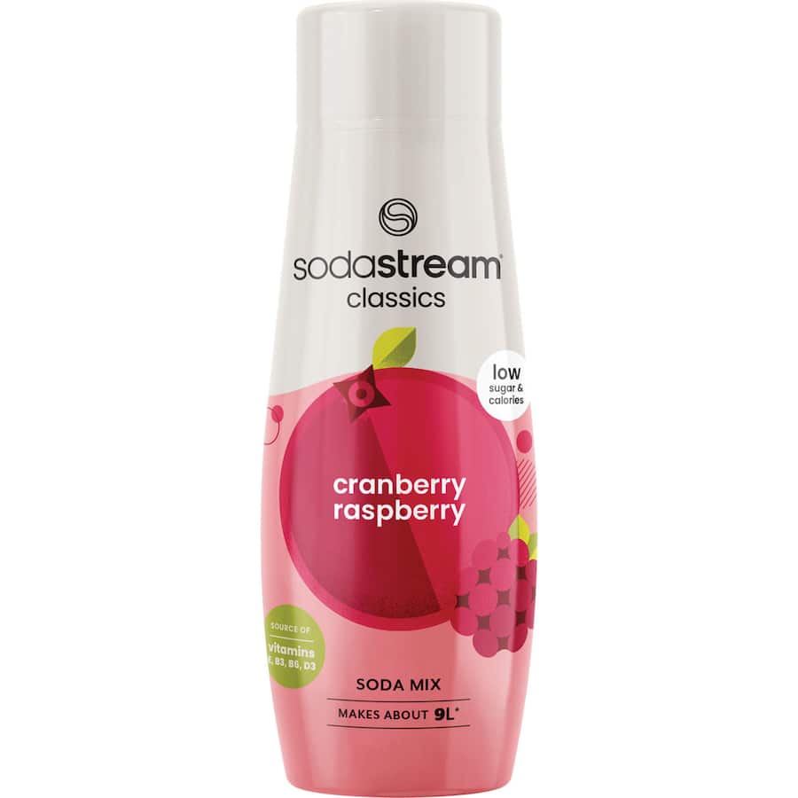 Soda Stream Soda Syrup Cranberry Raspberry 440mL
