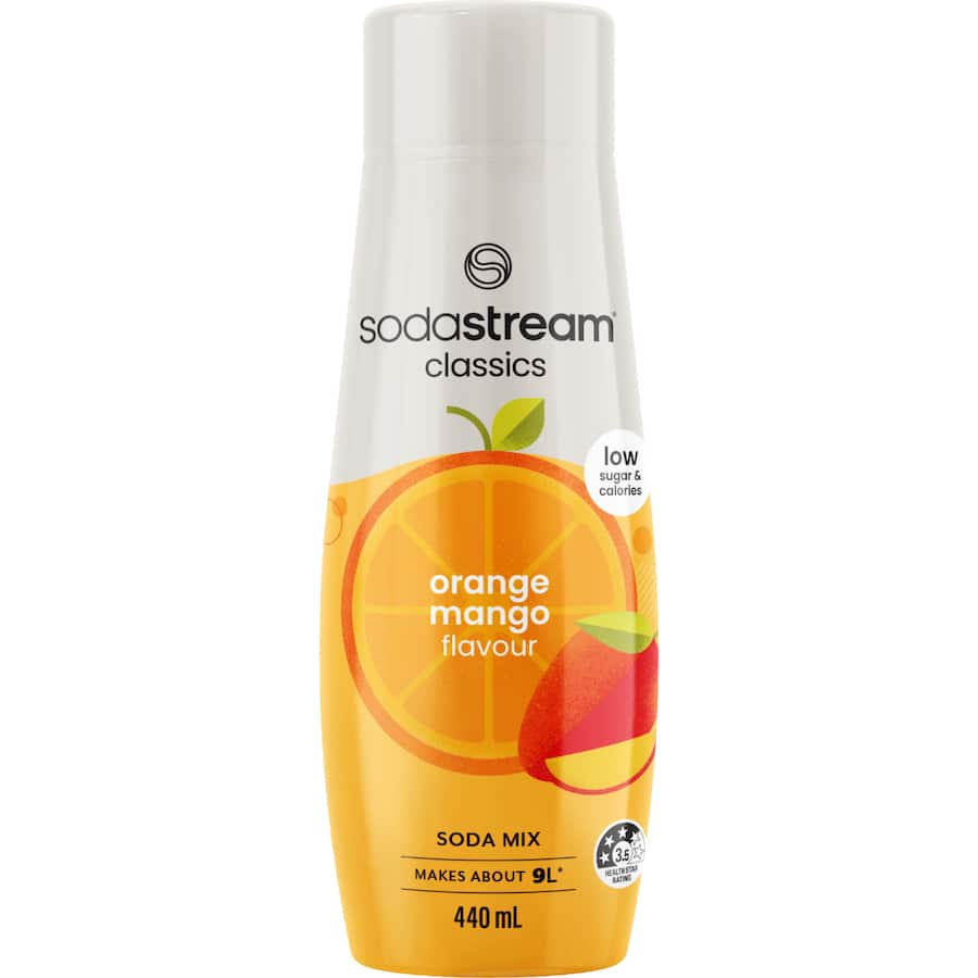 Soda Stream Zero Soda Syrup Orange Mango - 440mL