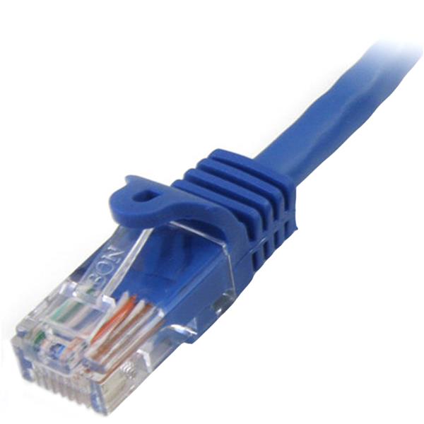 Cat5e Ethernet Patch Cable with Snagless RJ45 Connectors - 7 m, Blue