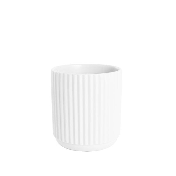 Vase /Planter - Ceramic Cyprus Vase Matte White
