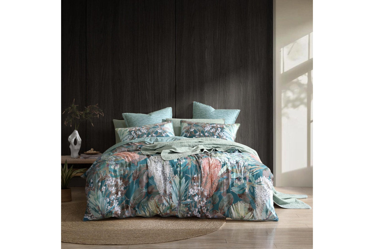 Quilt / Duvet  Cover Set - Logan and Mason TOMAH EUCALYPT (Super King NZ)