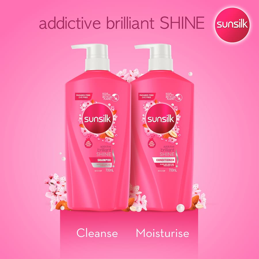 Sunsilk Conditioner Brilliant Shine Pump 700mL
