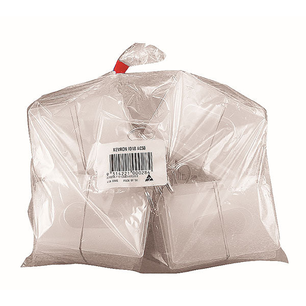 Kevron Id18 Id Card Hldr W/Ring Clr Bg50