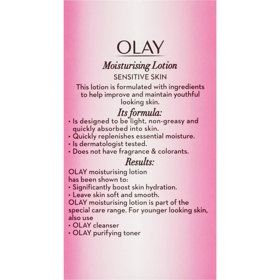 Olay Moisturising Lotion For Sensitive Skin 150mL