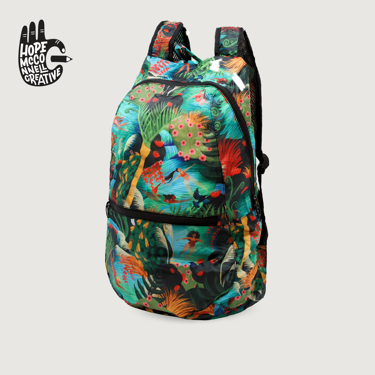 Moana Road - Packable Backpack - W?hine in Water - Wahine in Water
