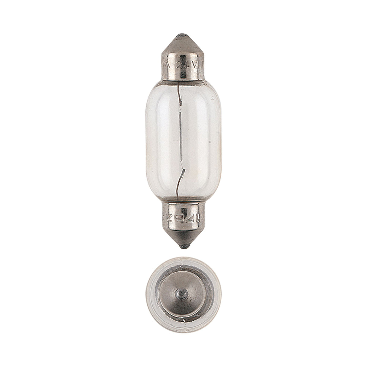 High-performance 12V 21W C21w SV8-5.8 festoon globe, ideal for bright interior and automotive lighting with compact design.