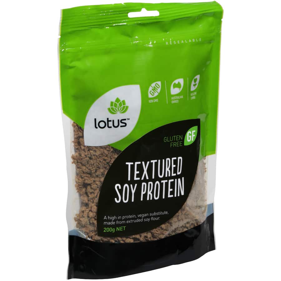 Lotus Meat Alternative Soy Protein Tvp 200g