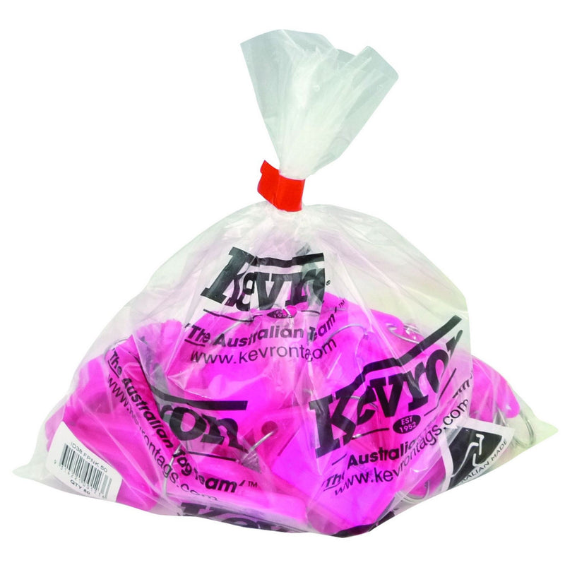 Kevron Key Tags ID5 Hot Pink Bag 50