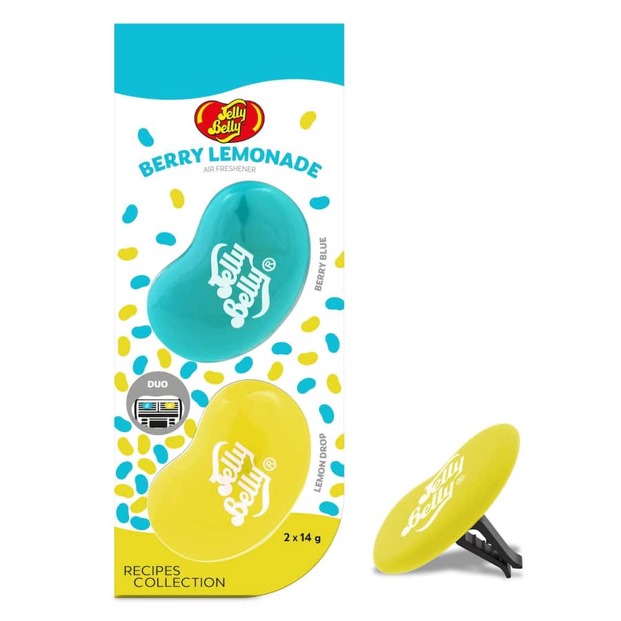 Jelly Belly Car Freshener Berry Lemonade Duo - 2x14g