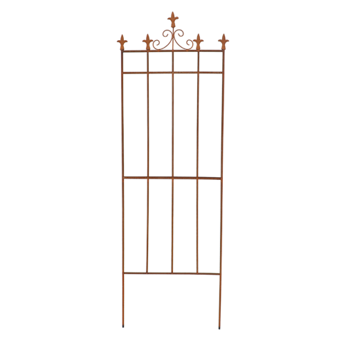 Plant Support - Cast Iron 2D Fleur-de-lis 54 x 165cm (Set of 2)