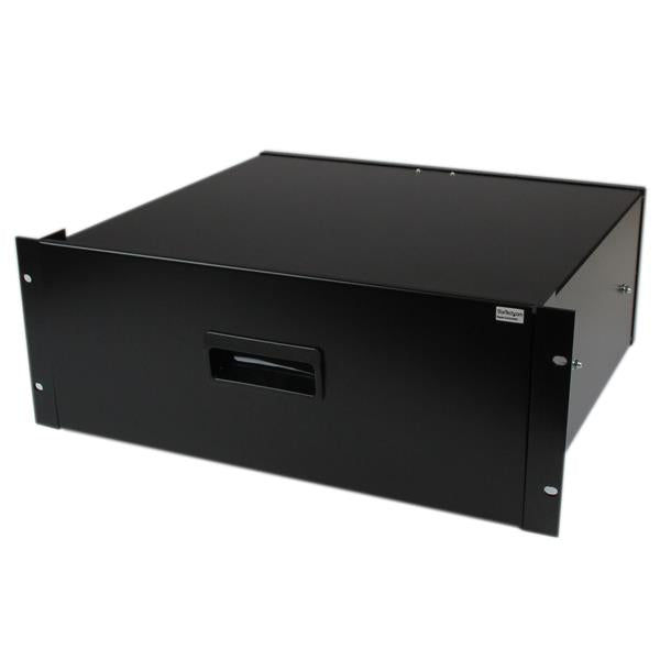 4U Black Steel Storage Drawer for 48 cm (19 in.) Racks and Cabinets
