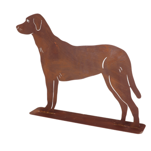 Garden Decoration - Dog Standing 40 x 10 x 56cm (Set of 2)