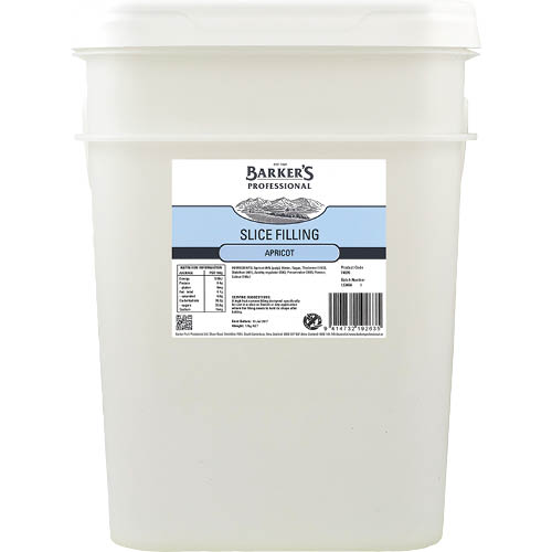 Apricot Slice Filling Barker’s Professional 17kg