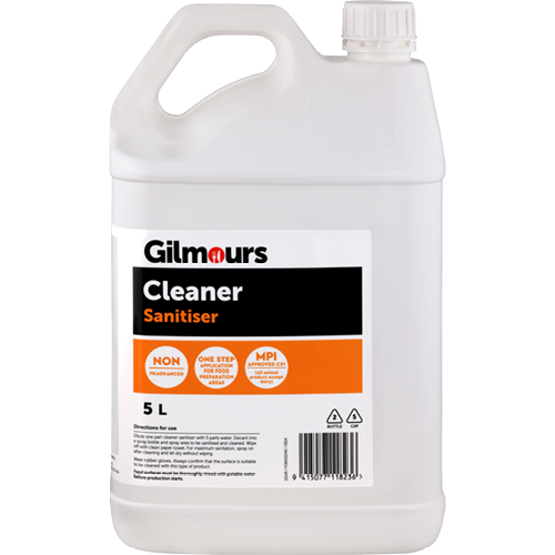Gilmours Sanitiser Cleaner 5l