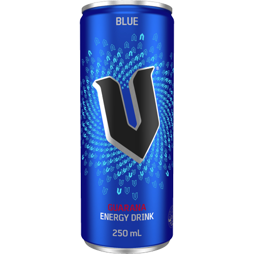 V Blue Guarana Energy Drink 24 x 250ml