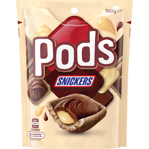 Snickers Chocolate Pods 160g