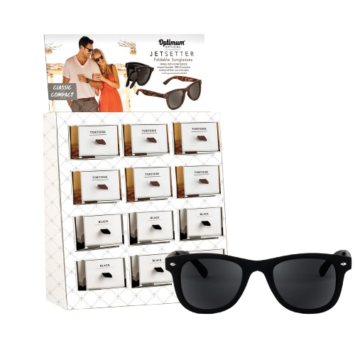 Jetsetter Foldable Sunglasses Display - 12pcs