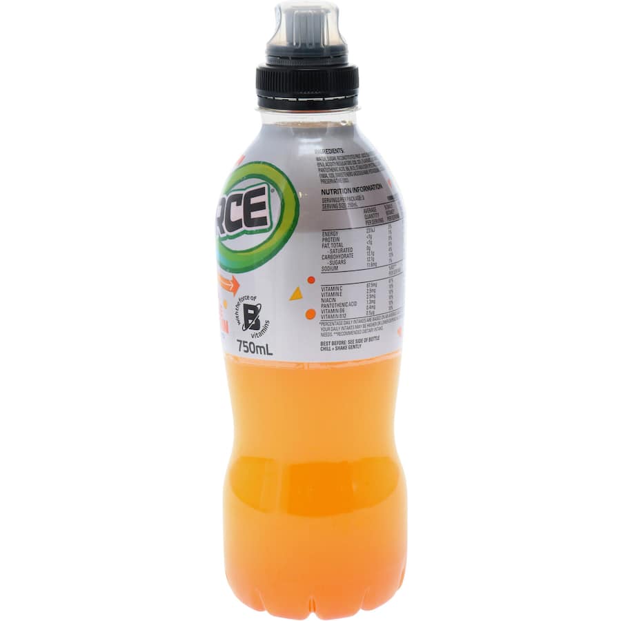 G Force Sports Drink Orange & Mandarin Sipper top 750mL