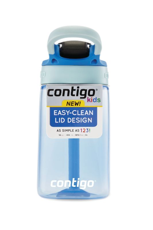 Kids Autospout Bottle - Contigo Blue (414ml)