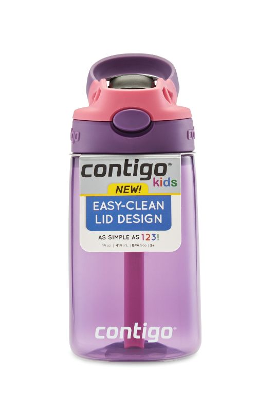 Kids Autospout Bottle - Contigo Purple/Punch (414ml)