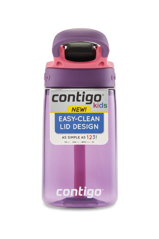 Kids Autospout Bottle - Contigo Purple/Punch (414ml)