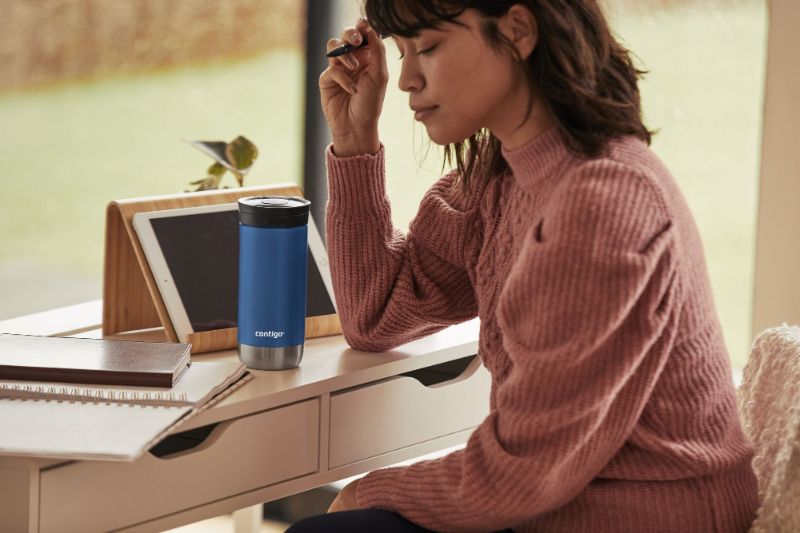 Contigo Bottle - Huron Snapseal Blue Corn (473ml