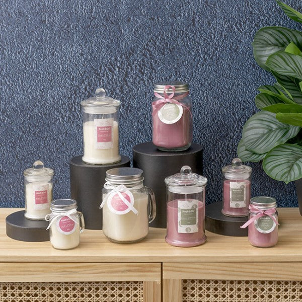 Scented Bonnie Jar Candle Ivory Vanilla Tuberose