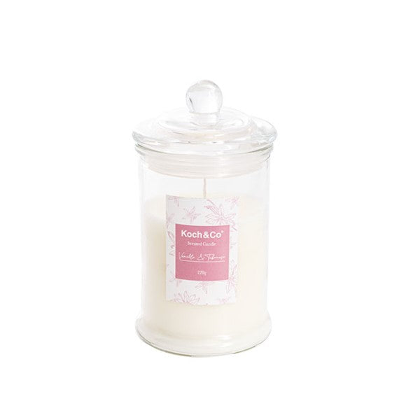 Scented Bonnie Jar Candle Ivory Vanilla Tuberose