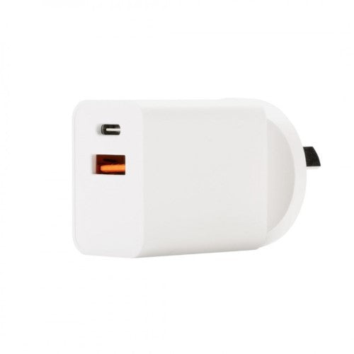 18W USB-C USB-A WALL CHARGER - AERPRO
