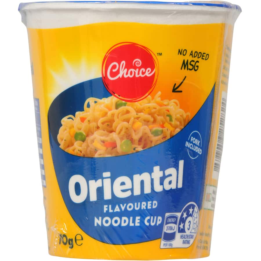 Choice Instant Noodles Oriental Cup 70g