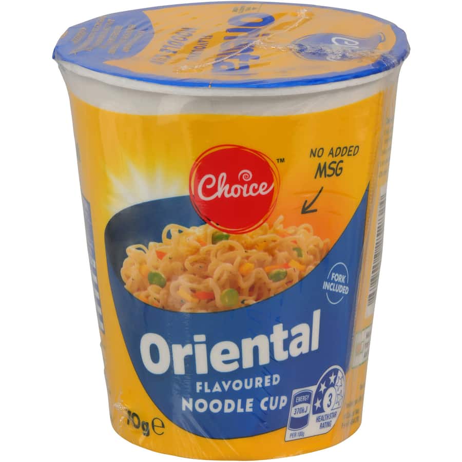Choice Instant Noodles Oriental Cup 70g