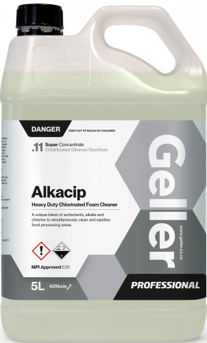 Geller Pro Sc11 Super Concentrate Cleaner Sanitiser Alkacip 5l