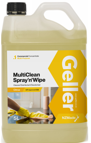Geller MultiClean Fragranced Spray N Wipe 5l