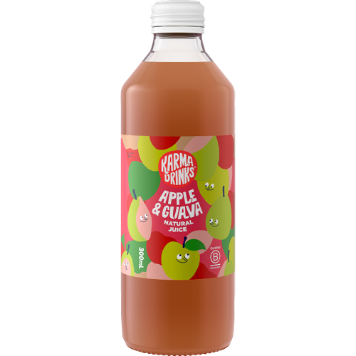 Karma Drinks Apple & Guava Fruit Juice 12 x 300ml