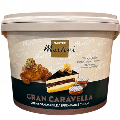 Chocolate Hazelnut Delice Spreadable Cream - Master Martini - 5kg