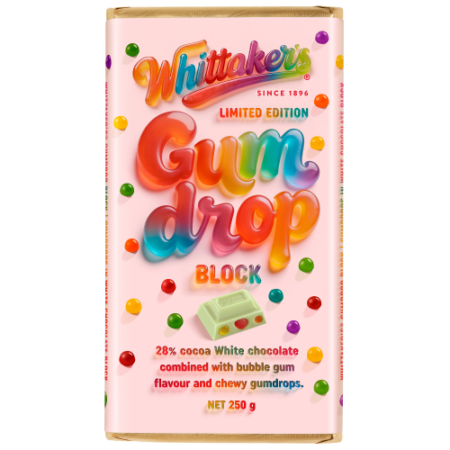 Gumdrop White Chocolate Block Whittaker’s 250g