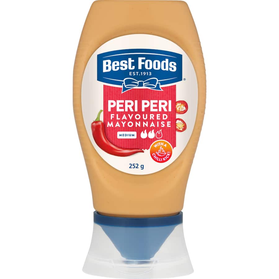 Best Foods Mayonnaise Peri Peri Squeeze bottle 252g