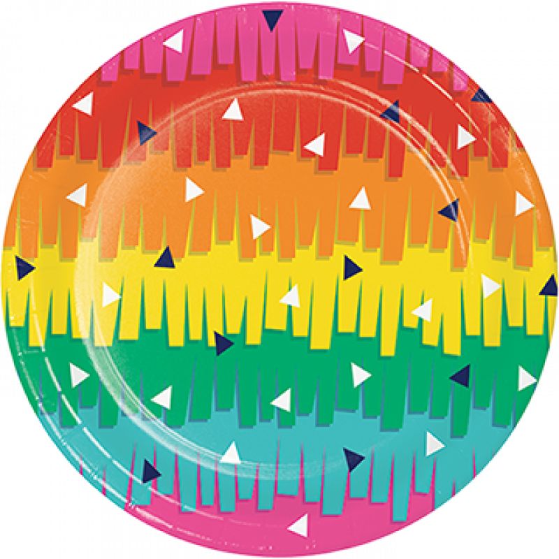 Fiesta Fun Lunch Plates Paper (Pack of 8)