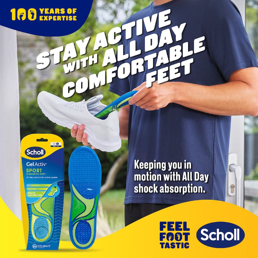 Scholl Gel Activ Insoles Sport Large - 1 pair