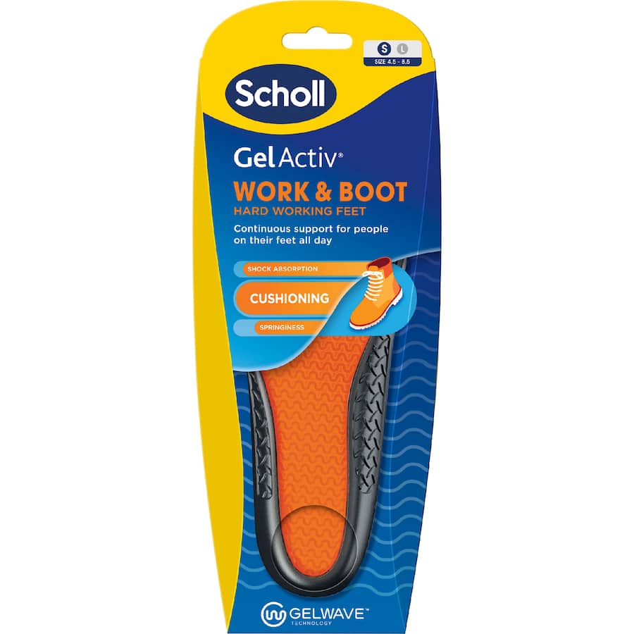 Scholl Gel Activ Insoles Work & Boot Small 1 pair