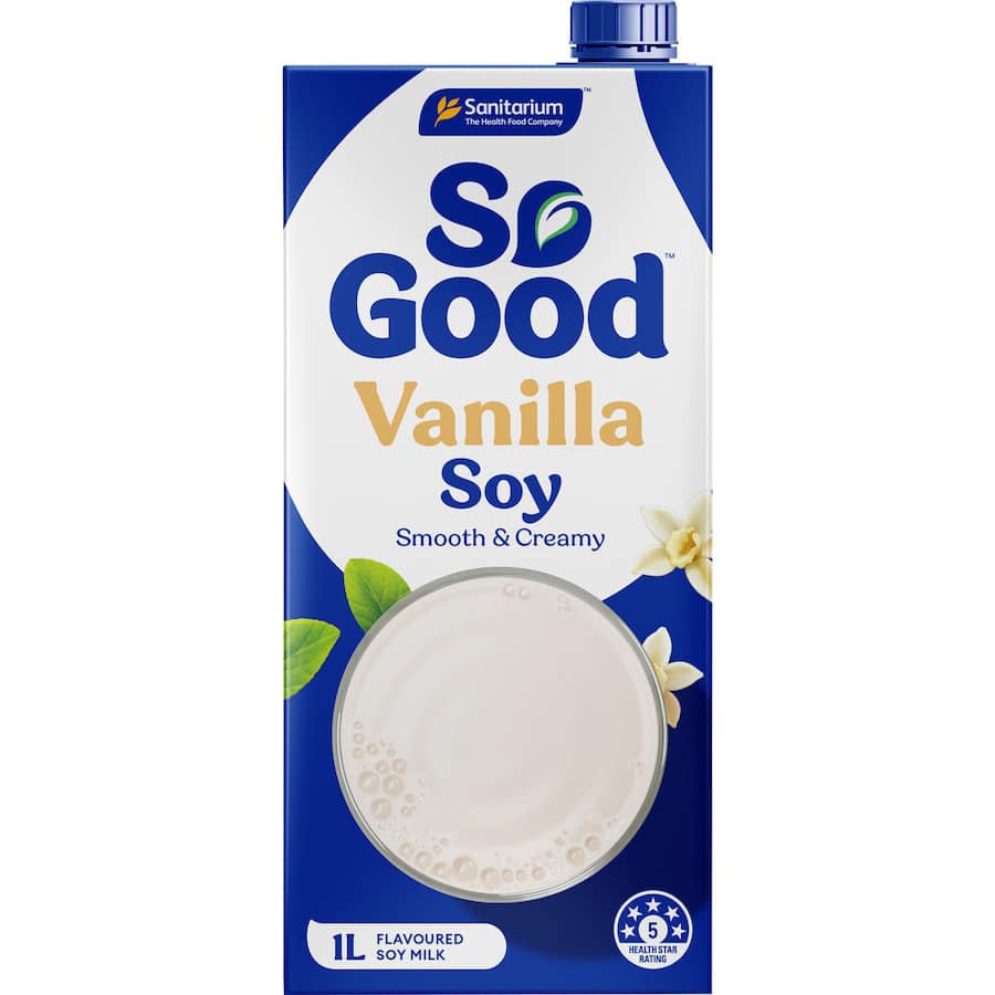 Sanitarium So Good Soy Milk Vanilla Bliss Uht Carton 1L